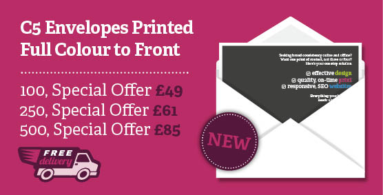 Envelope printing Northampton special offer